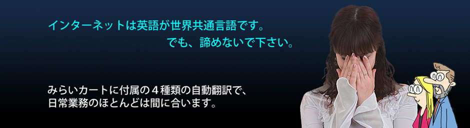 日常業務は4種類の自動翻訳でほとんどまにあいます。